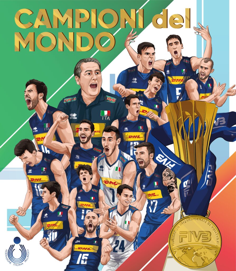 Collage nazionale italiana pallavolo